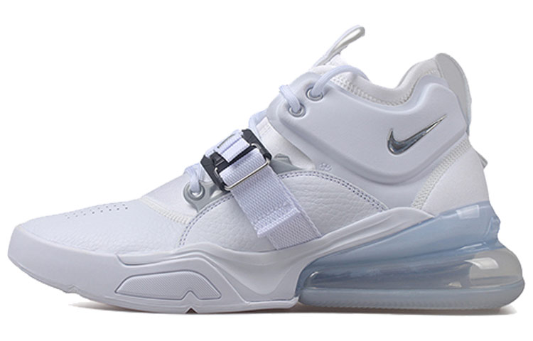 Мужские кроссовки Nike Nike Air Force 270 White Metallic Silver OG (белый / серый / серебристый)