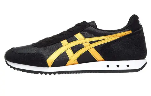 Onitsuka Tiger New York Casual Shoes Unisex Low Top Black/Orange
