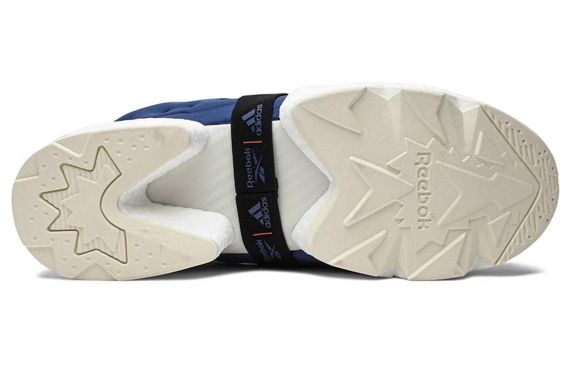 Кроссовки adidas x Reebok Instapump Fury BOOST Prototype (белый / синий / оранжевый) — фото 5