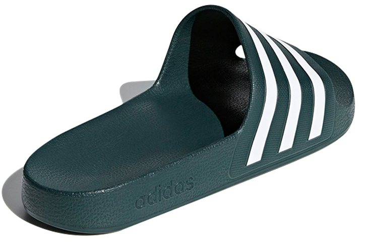 Шлепанцы adidas Adilette Aqua (зелено-белые) — фото 4