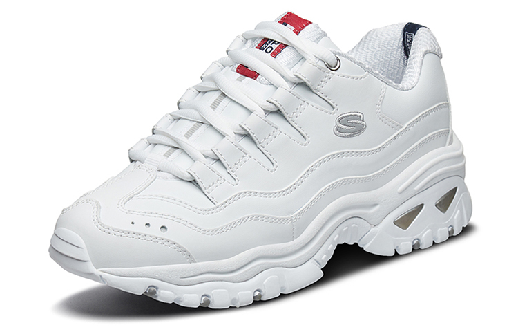 Женские кроссовки Skechers Energy (бело-красные) — фото 3
