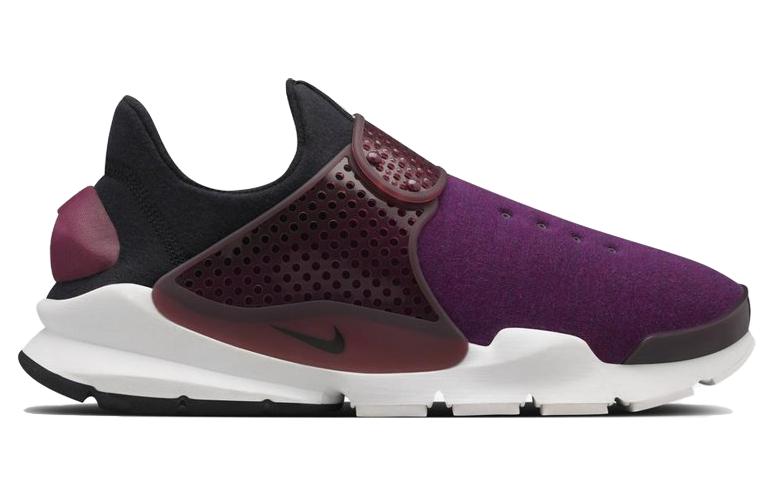 Кроссовки Nike Sock dart Tech Fleece Mulberry (фиолетовые) — 桑树紫/黑/夜栗色 — фото 2
