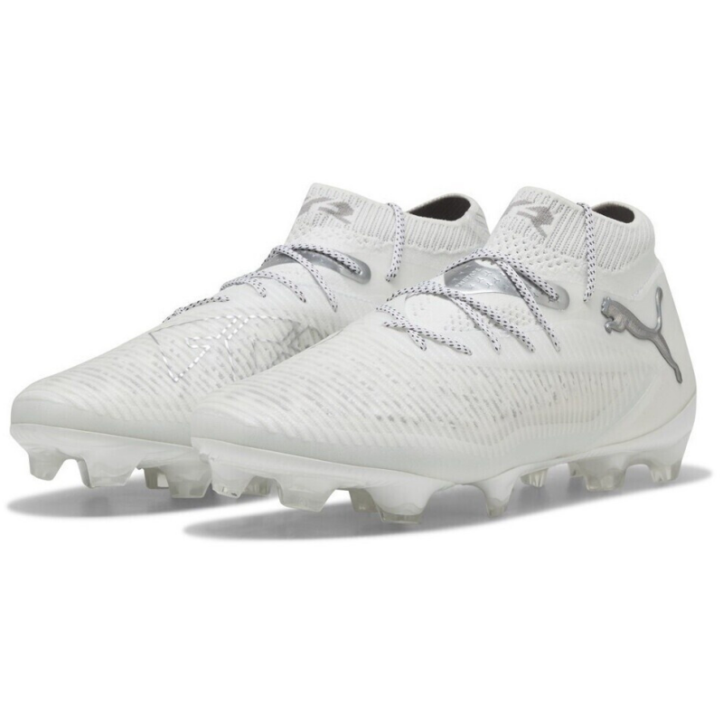 PUMA FUTURE 8 FG Firm Ground Fabric Abrasion Resistant Abrasion Resistant Soccer Shoes Unisex White