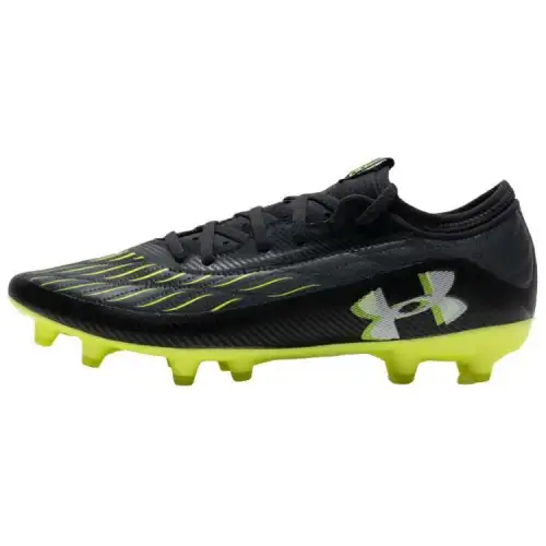 Under Armour Artificial Turf Abrasion Resistant Breathable Soccer Shoes Unisex Black Green