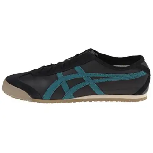 Onitsuka Tiger MEXICO 66 Comfortable Slip Resistant Low top Casual Shoes Unisex Black Blue