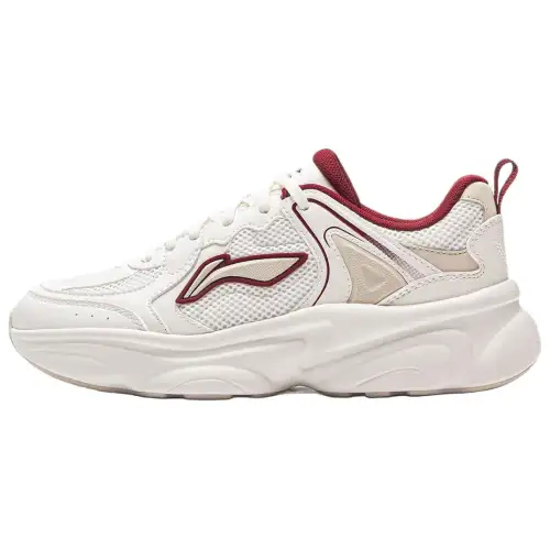 Li Ning Milk Coconut Cushioning Slip Resistant Abrasion Resistant Breathable Support Rebound