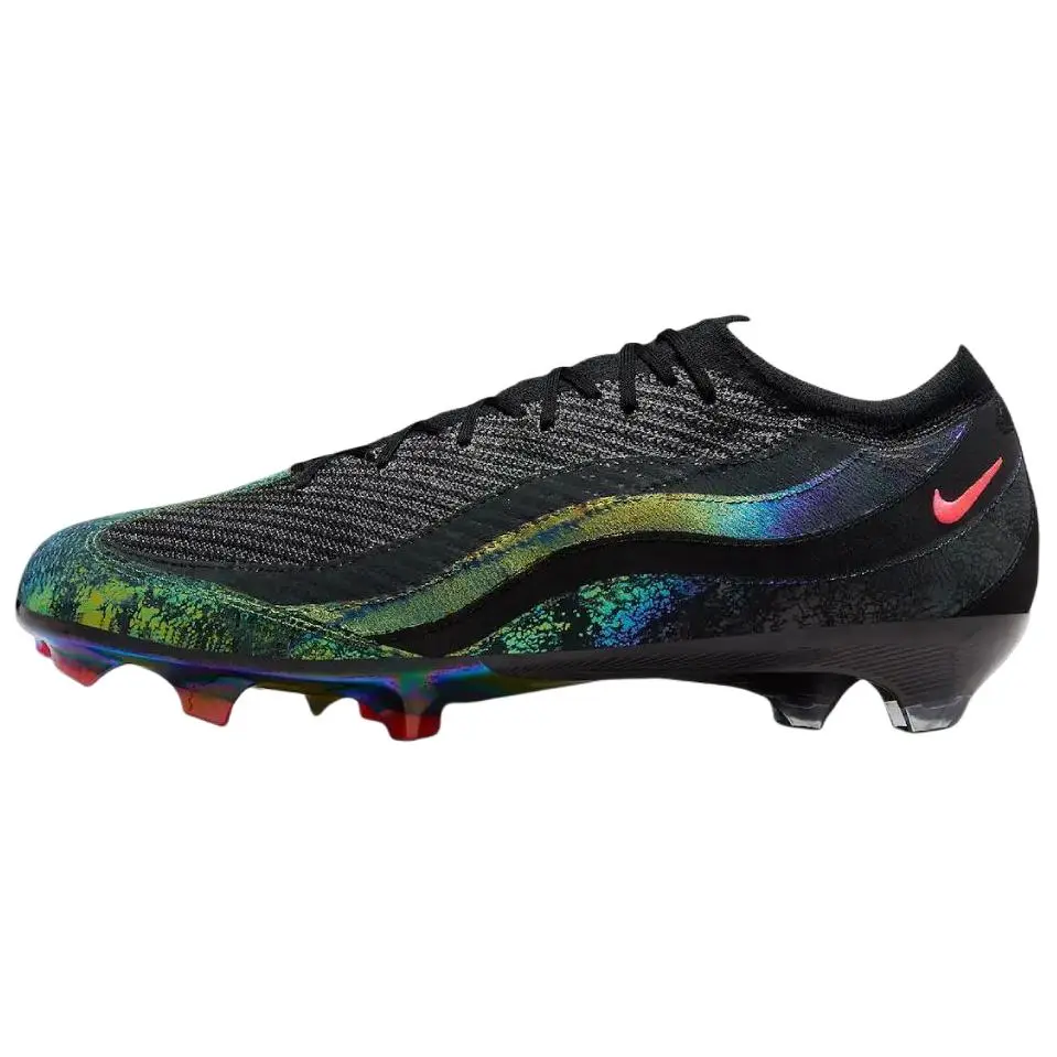 Nike Mercurial Vapor 16 Artificial Turf Slip Resistant Abrasion Resistant Soccer Shoes Unisex Black