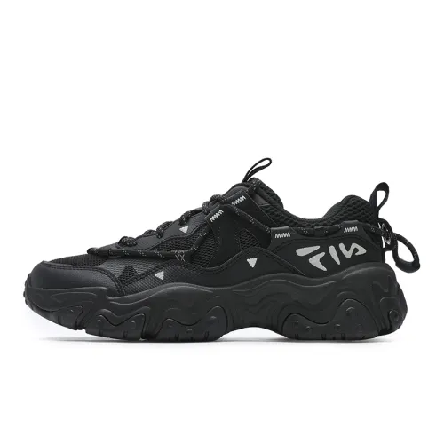 FILA FLUID 5 Cat Paw 5.0 Height Increasing Low top Casual Shoes Women's Black