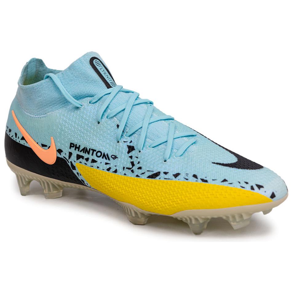 Nike Phantom GT2 Cushioning Slip Resistant Soccer Shoes Men’s Blue Orange Black