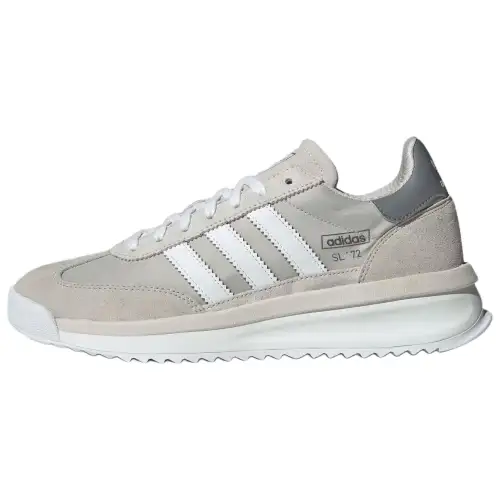 Adidas Originals SL 72 RTN Textile, Leather Abrasion Resistant Low top Casual Shoes Unisex Light Gray
