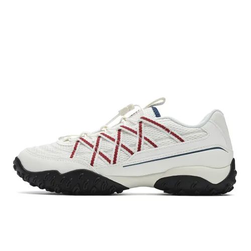 FILA ECHAPPE Abrasion Resistant Breathable Low top Casual Shoes Women's White Red