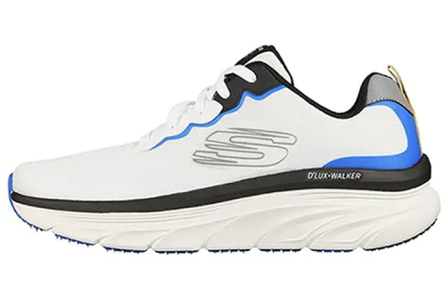 Skechers D'lux Walker Fabric Low top Casual Shoes Men's White Black