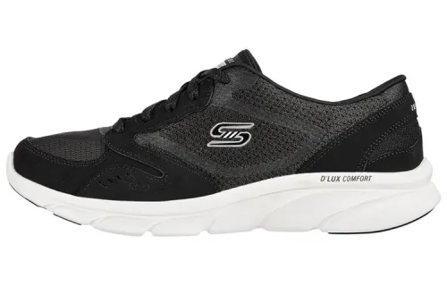 Skechers Relaxed Fit Casual Shoes Women's Low Top Black/White