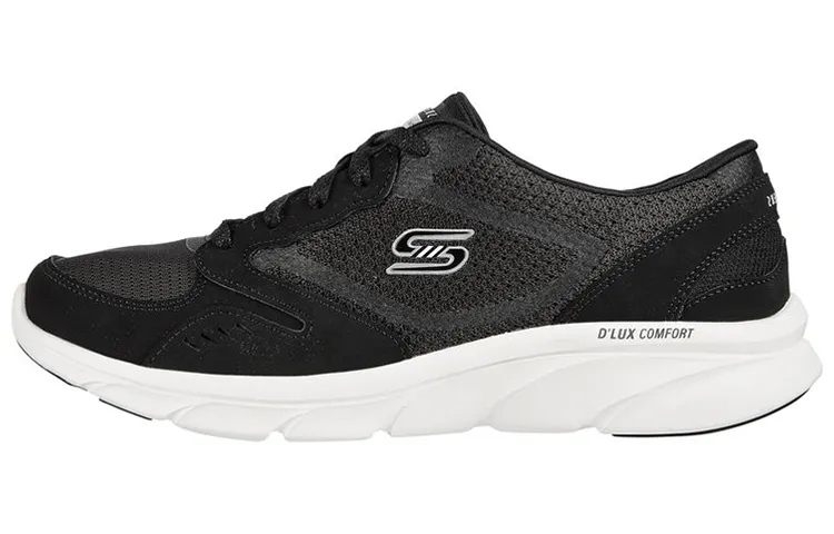 Skechers Relaxed Fit Casual Shoes Women's Low Top Black/White