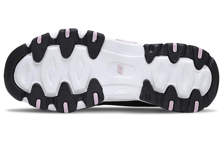 Женские кроссовки Skechers D'LITES 2.0 (черно-розово-белые) — Чёрный / розовый / белый — фото 5