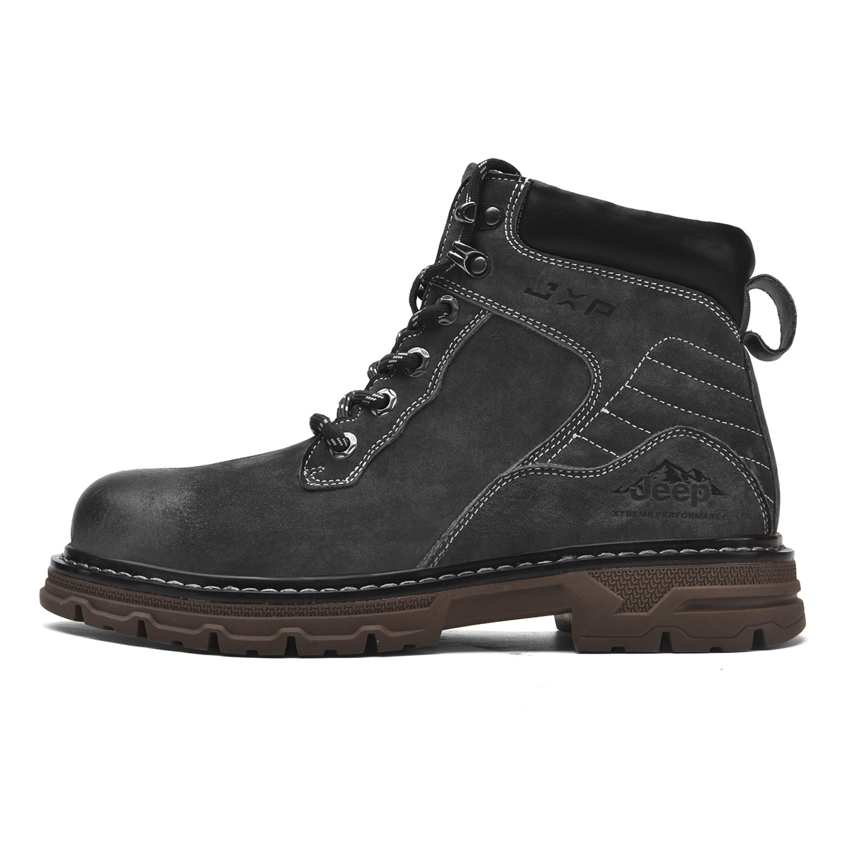 Jeep Short Combat Boots Men's Gray