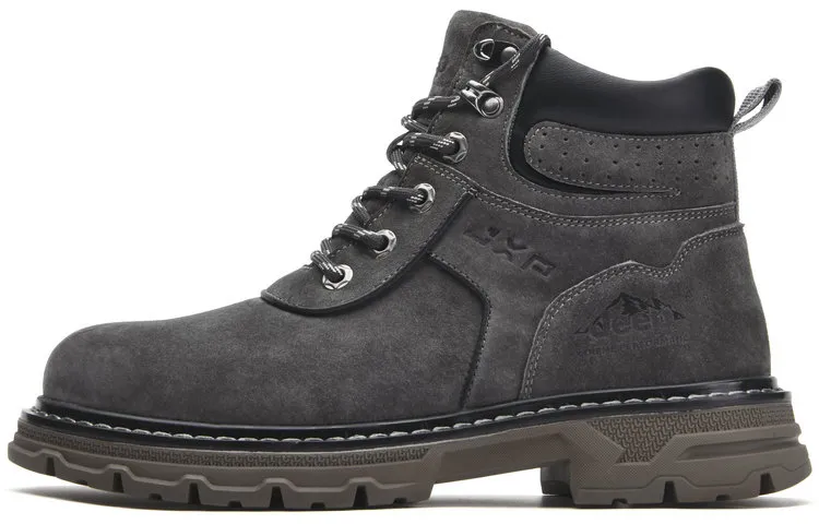 Jeep Crew Combat Boots Men's Gray