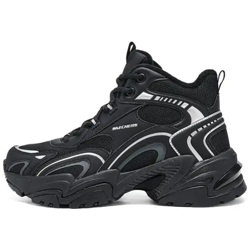 Skechers Sports Life Collection Abrasion Resistant High top Casual Shoes Women's All Black
