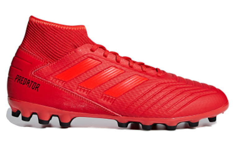 Мужские бутсы adidas Predator AG (черно-белые) — фото 2