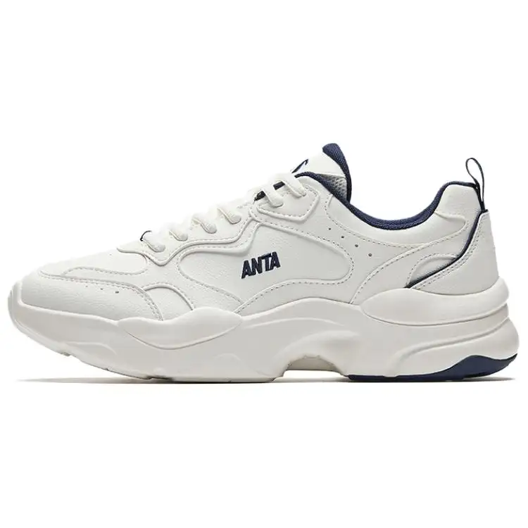 Anta Wear resistant And Waterproof Low top Casual Shoes Men's Blue White