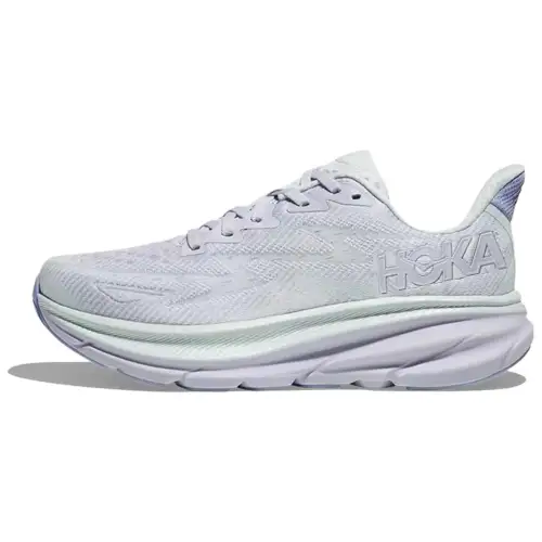 HOKA ONE ONE Clifton 9 Cushioning Breathable Lightweight Low top Casual Shoes Women's Purple Gray