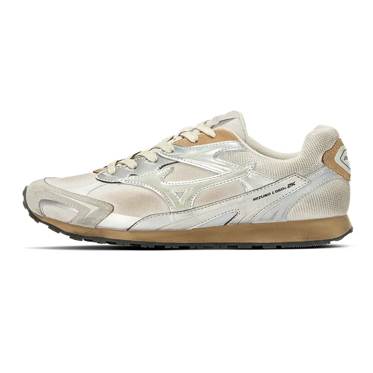 Mizuno LG 60S Low top Casual Shoes Unisex Light Gray