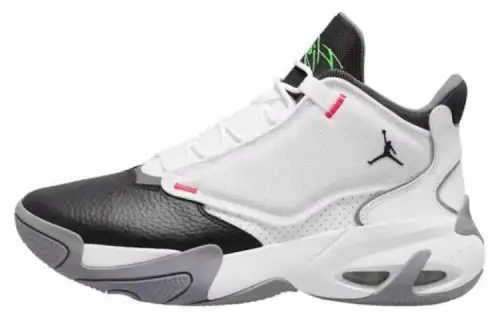 Jordan Max Aura 4 White Black Green Strike