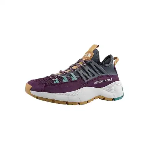 THE NORTH FACE Soft And Comfortable Slip Resistant Low top Casual Shoes Women's Purple