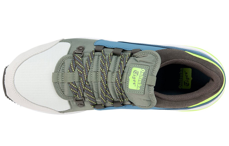 Кроссовки Onitsuka Tiger Empirical LO 2.0 (бело-серо-голубые) — фото 5