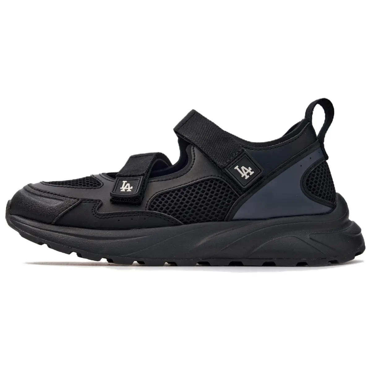 MLB LA DODGERS Slip Resistant Abrasion Resistant Slip Resistant Abrasion Resistant Low top Casual Shoes Women's Black