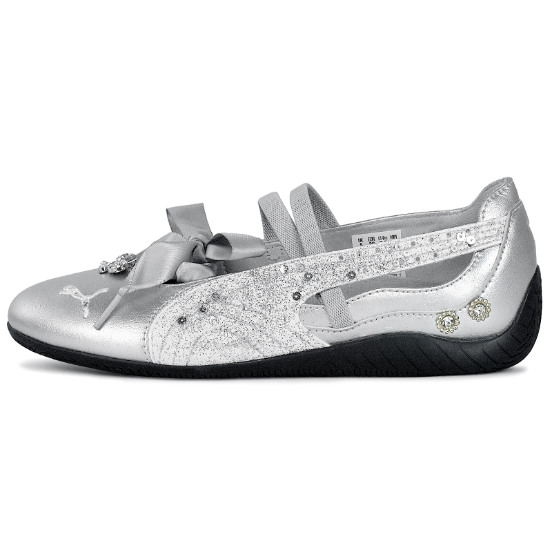 PUMA Speedcat Collection Lightweight Low top Casual Shoes Women's Silver White