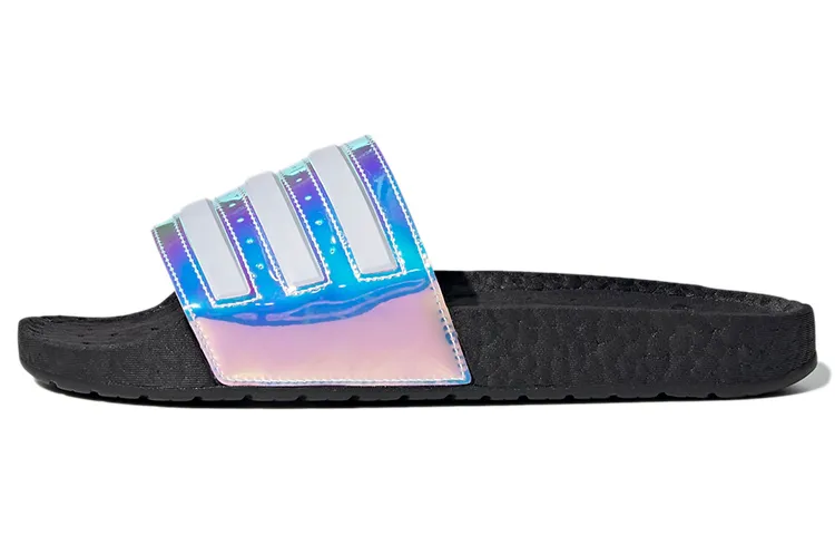 Adidas Adilette Slide Slippers Unisex Black Multicolor