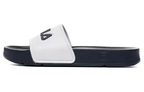 FILA Slide Slippers Unisex Black White