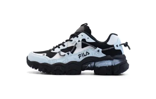 FILA Cat Claw Slip Resistant Abrasion Resistant Low top Casual Shoes Unisex Black Blue