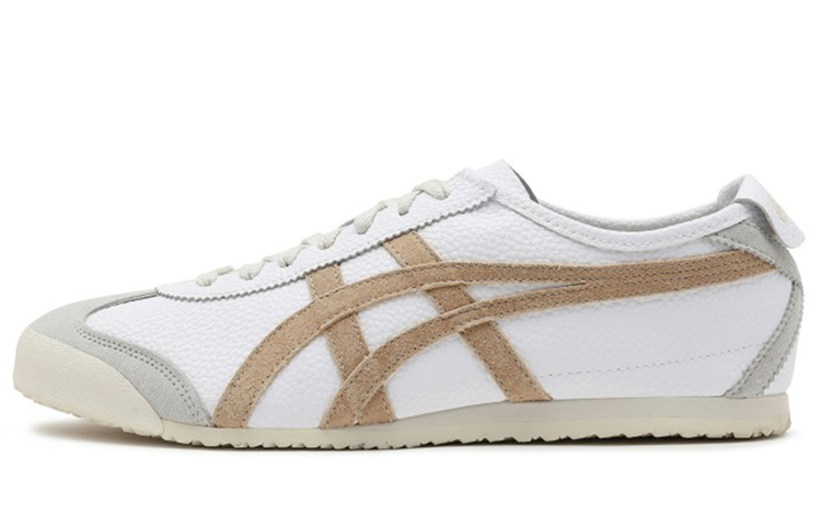 Кроссовки Onitsuka Tiger Mexico 66 (бело-коричневые)