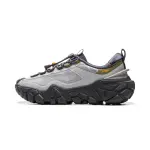 Li Ning Sand Dune Cushioning Slip Resistant Abrasion Resistant Low top Casual Shoes Men's Calm Gray