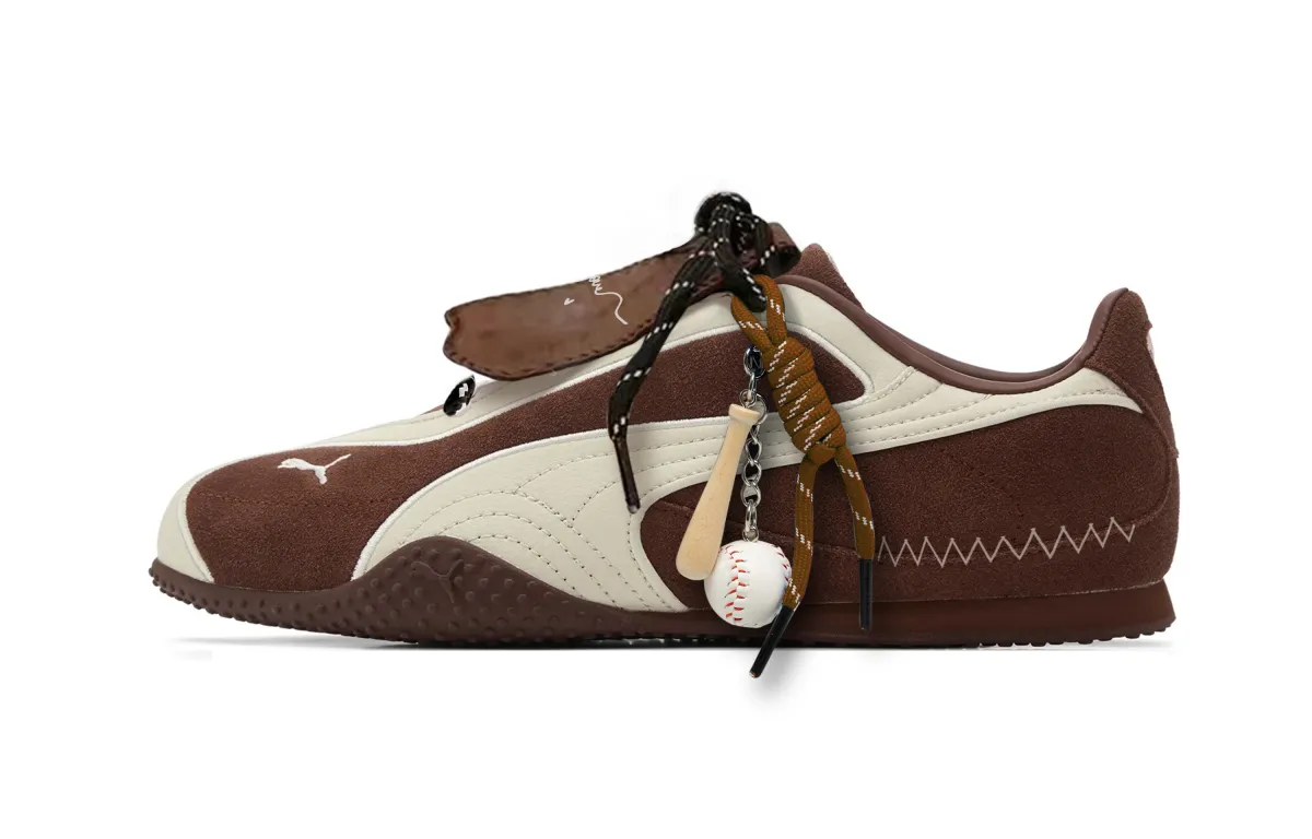 PUMA Bella V2 Cherry Bomb, Baseball Chestnut Low top Casual Shoes Unisex Brown