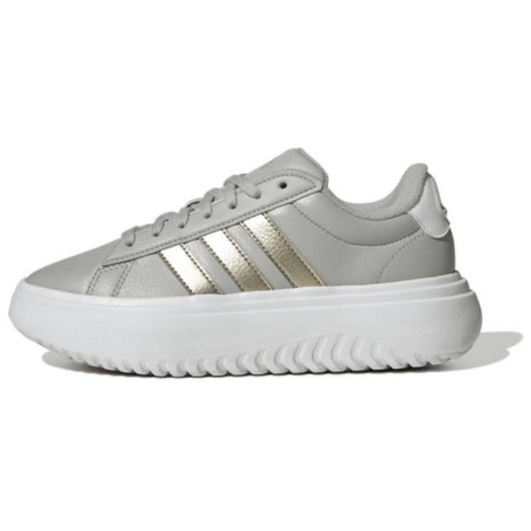 Adidas GRAND COURT Slip Resistant Low top Casual Shoes Women's Gray