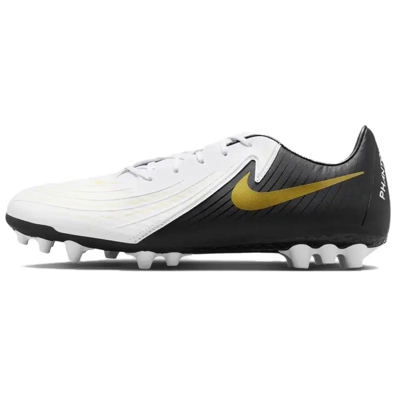 Nike Phantom GX AG Artificial Ground Slip Resistant Abrasion Resistant Soccer Shoes Unisex White Black