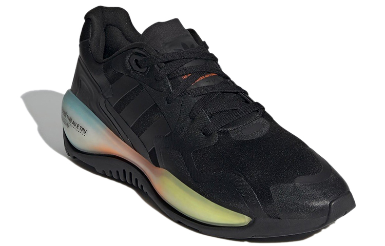Кроссовки adidas originals ZX Alkyne (черно-желто-сине-оранжевые) — Чёрный / жёлтый / синий / оранжевый — фото 3