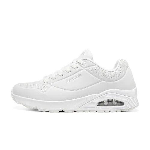 Skechers Uno Comfortable Cushioning, Wear Resistant Low top Casual Shoes Men's White