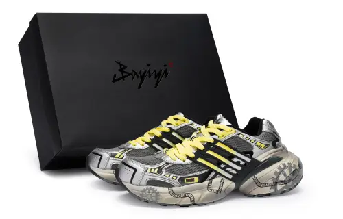 Adidas Originals ADISTAR XLG 811 Manufacturing, WALL E Yellow Slip Resistant Abrasion Resistant