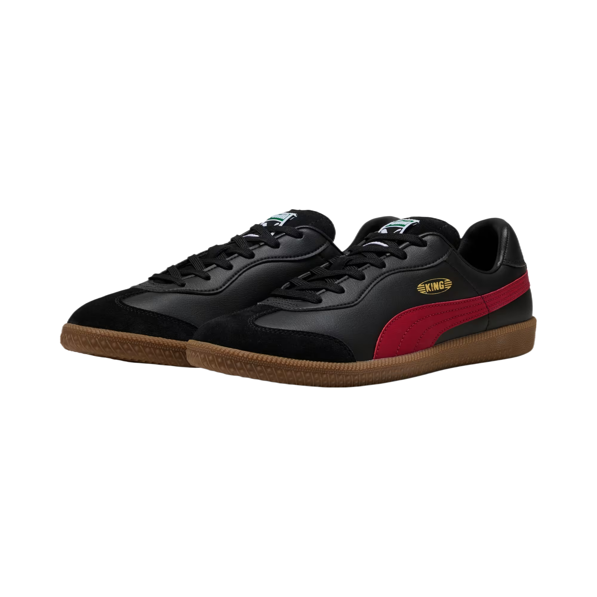 PUMA King 21 IT Abrasion Resistant Abrasion Resistant Soccer Shoes Unisex Black