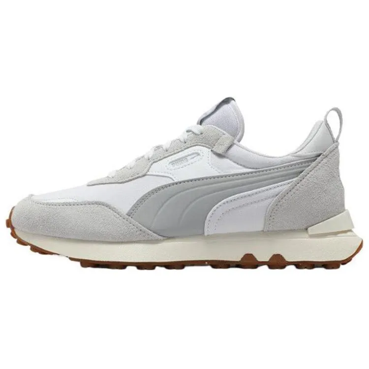 PUMA Rider FV Low top Casual Shoes Unisex White Gray