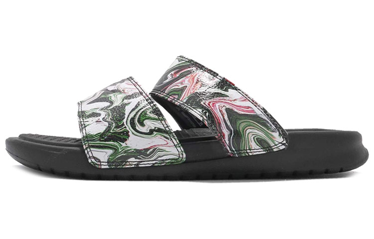 Nike Benassi Duo Ultra Slide 'Black Green Pink' Women's