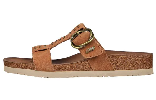 Skechers ARCH FIT GRANOLA Rubber Sole Slippers Women's Dark Coffee
