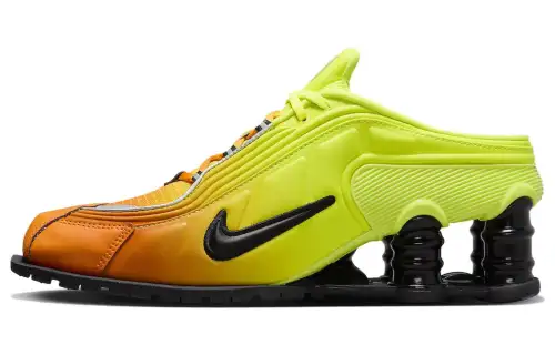 Martine rose x Nike Shox MR4 comfortable and fashionable low-top casual running shoes women's orange