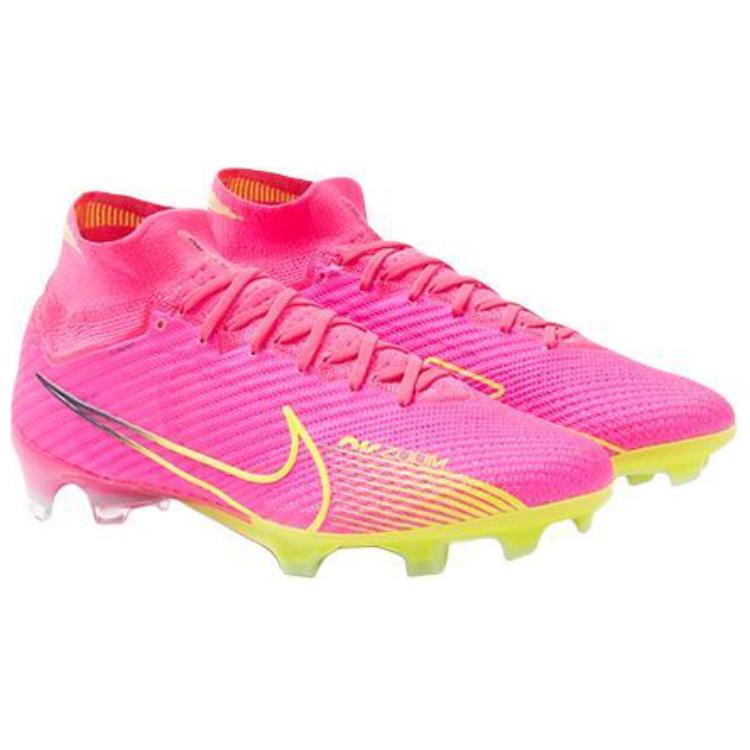 Nike Mercurial Superfly 9 FG Firm Ground Support Impact Resistant Soccer Shoes Men’s Pink