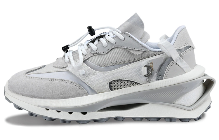 Li Ning, synthesized suede shock-absorbing non-slip wear-resistant breathable lightweight low sports casual footwear for leisure, women's style