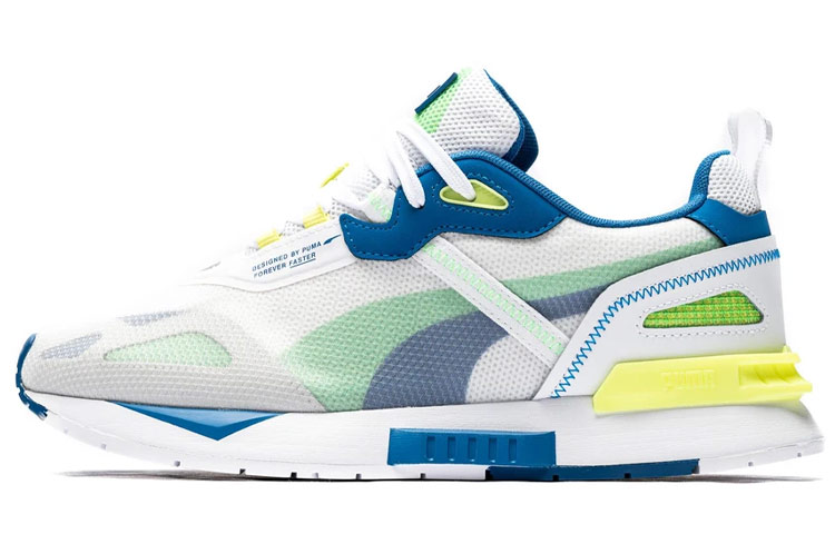 PUMA Mirage Casual Shoes Men's Low Top White/Blue/Yellow